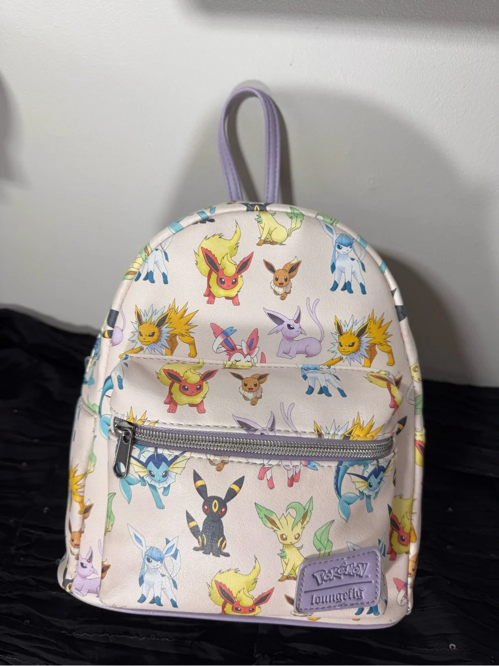 LOUNGEFLY POKEMON eevee evolutions EEVEELUTIONS water color MINI BACKPACK - Picture 2 of 16